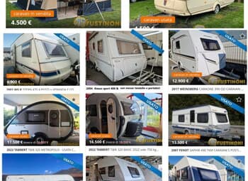  Caravanusatefustinonibergamo Camper  Roulotte Usato